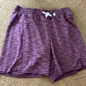 Purple shorts